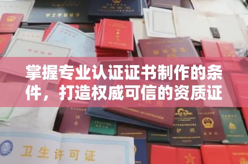 开原掌握专业认证证书制作的条件，打造权威可信的资质证明